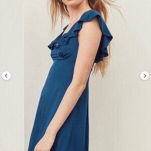 KIMCHI BLUE - Blue Daisy May Ruffle Dress - Size XS